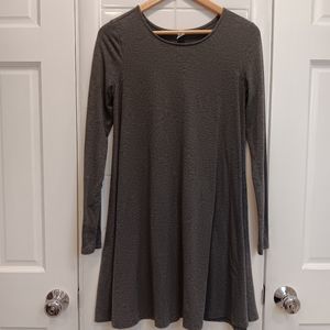 Old Navy long sleeve dress. Sz Small. Grey.